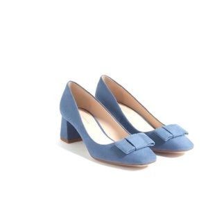 Zara classic bow heel pump size 39
